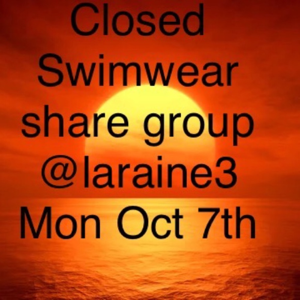 Mon Oct 7th swimwear share group